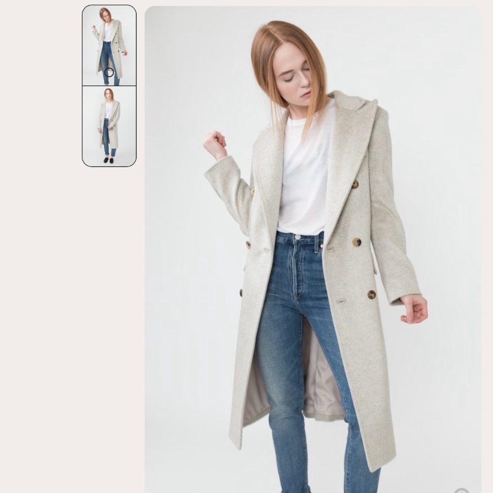 Rachel Comey Freight Coat Silver Comb size 8